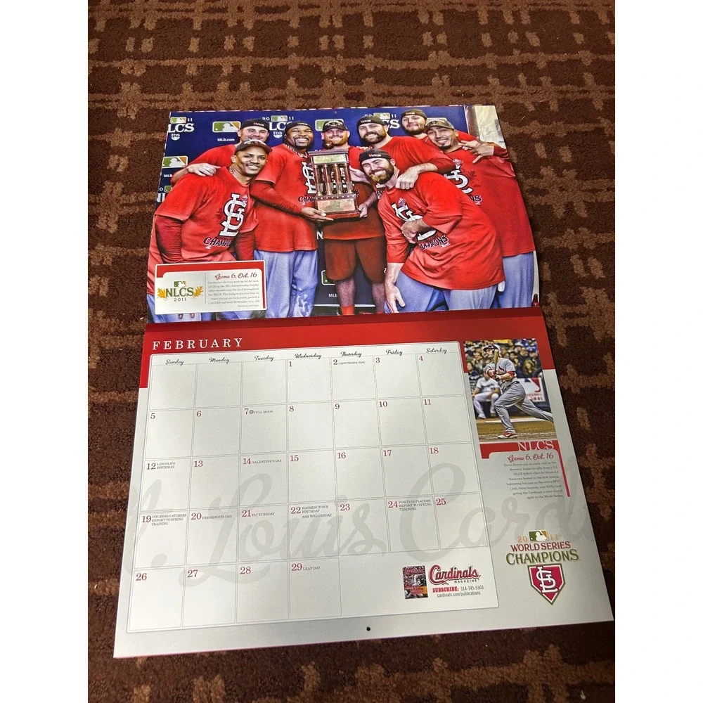 St. Louis Cardinals 2012 World Series Champions Official Calendar‎